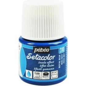 Pebeo 5576819 45 ml N:310 Royal Blue Setacolor Suede Effect Kumaş Boyası
