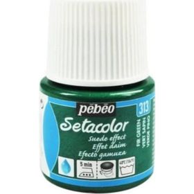 Pebeo 5576822 45 ml N:313 Fir Green Setacolor Suede Effect Kumaş Boyası