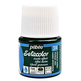 Pebeo 5576823 45 ml N:314 Petroleum Green Setacolor Suede Effect Kumaş Boyası