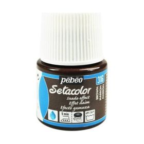 Pebeo 5576825 45 ml N:316 Brown Setacolor Suede Effect Kumaş Boyası