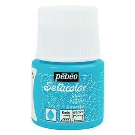 Pebeo 5576834 45 ml N:206 Turquoise Setacolor Glitter Kumaş Boyası