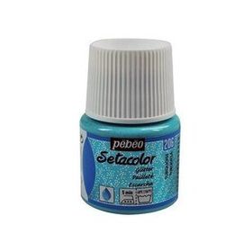 Pebeo 5576834 45 ml N:206 Turquoise Setacolor Glitter Kumaş Boyası