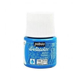 Pebeo 5576835 45 ml N:201 Aquamarine Setacolor Glitter Kumaş Boyası