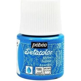 Pebeo 5576835 45 ml N:201 Aquamarine Setacolor Glitter Kumaş Boyası