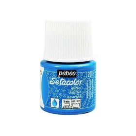 Pebeo 5576835 45 ml N:201 Aquamarine Setacolor Glitter Kumaş Boyası