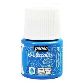 Pebeo 5576835 45 ml N:201 Aquamarine Setacolor Glitter Kumaş Boyası
