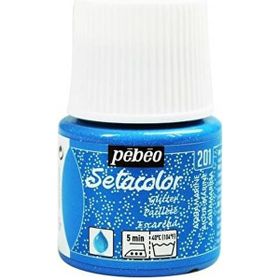 Pebeo 5576835 45 ml N:201 Aquamarine Setacolor Glitter Kumaş Boyası
