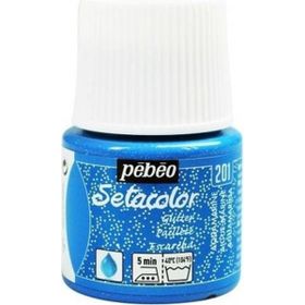 Pebeo 5576835 45 ml N:201 Aquamarine Setacolor Glitter Kumaş Boyası