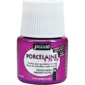 Pebeo 5576844 45 ml Shimmer Fuchsia 106 150 Porselen Boyası