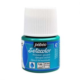Pebeo 5586417 45 ml N:42 Jade Setacolor Shimmer Parlak Opak Kumaş Boyası