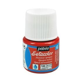 Pebeo 5586419 45 ml N:46 Passion Red Setacolor Shimmer Parlak Opak Kumaş Boyası