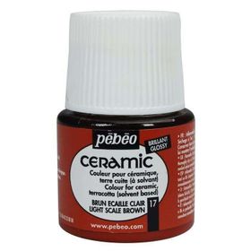 Pebeo 5631 N:17 Light Scale Brown 45 ml Seramik Boyası