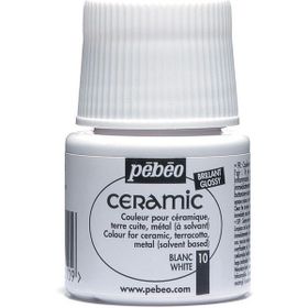 Pebeo 5644678 N:10 White 45 ml Seramik Boyası