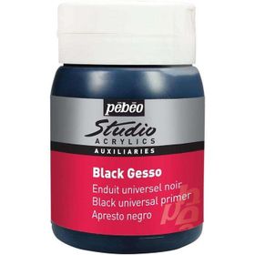 Pebeo 5700178 N524135 Studio Siyah Gesso 500 ml Boya