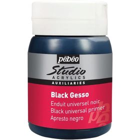 Pebeo 5700178 N524135 Studio Siyah Gesso 500 ml Boya