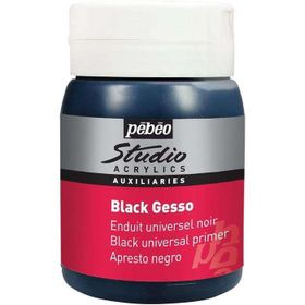 Pebeo 5700178 N524135 Studio Siyah Gesso 500 ml Boya