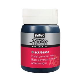 Pebeo 5700178 N524135 Studio Siyah Gesso 500 ml Boya