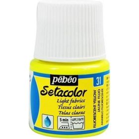 Pebeo 6052 45 ml N:31 Flo. Yellow Setacolor Kumaş Boyası