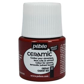 Pebeo 6409 N:20 Garnet Red 45 ml Seramik Boyası