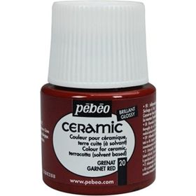 Pebeo 6409 N:20 Garnet Red 45 ml Seramik Boyası