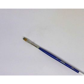 Pebeo 666 1/4 Golden Sentetik Düz Kesik Kıl Mavi Saplı Akrilik Boya Fırçası