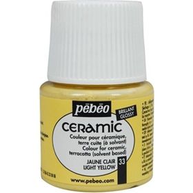Pebeo 6786 N:33 Light Yellow 45 ml Seramik Boyası