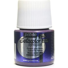 Pebeo 6827 45 ml N:67 Plum Setacolor Shimmer Parlak Opak Kumaş Boyası