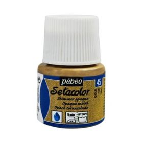 Pebeo 7695 45 ml N:45 Gold Setacolor Shimmer Parlak Opak Kumaş Boyası