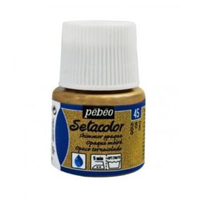 Pebeo 7695 45 ml N:45 Gold Setacolor Shimmer Parlak Opak Kumaş Boyası
