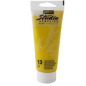 Pebeo 831-13 Light Azo Yellow 100 ML Studio Akrilik Boya