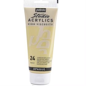 Pebeo 831-24 Naples Yellow 100 ML Studio Akrilik Boya