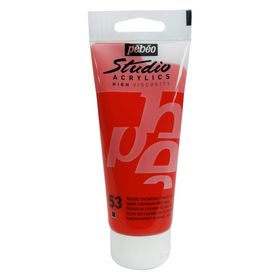 Pebeo 831-53 Dark Cadmium Red 100 ML Studio Akrilik Boya