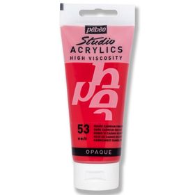 Pebeo 831-53 Dark Cadmium Red 100 ML Studio Akrilik Boya