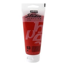 Pebeo 831-53 Dark Cadmium Red 100 ML Studio Akrilik Boya
