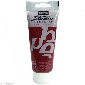Pebeo 831-54 Alizarin Crimson 100 ML Studio Akrilik Boya