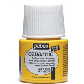 Pebeo 8591 N:21 Rich Yellow 45 ml Seramik Boyası