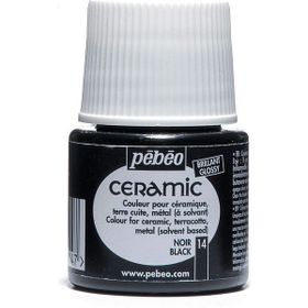 Pebeo 8858 N:14 Black 45 ml Seramik Boyası