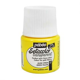 Pebeo 9614 45 ml N:17 Lemon Yellow Setacolor Opak Kumaş Boyası