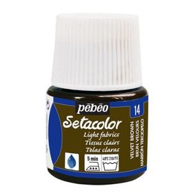 Pebeo 9660 45 ml N:14 Velvet Brown Setacolor Kumaş Boyası