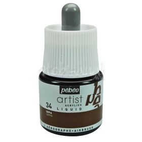 Pebeo Artist Acrylics Liquid 45 ml 34 Sepia Airbrush Mürekkebi