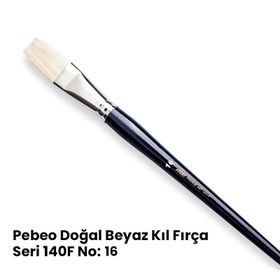 Pebeo Beyaz Kıl Seri:140F/16 Yağlı Ve Akrilik Boya Fırçası