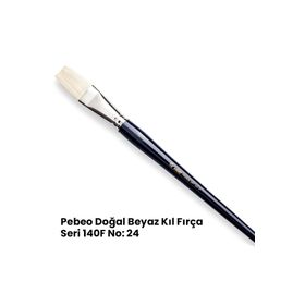 Pebeo Beyaz Kıl Seri:140F/24 Yağlı Ve Akrilik Boya Fırçası