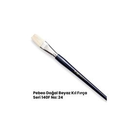Pebeo Beyaz Kıl Seri:140F/24 Yağlı Ve Akrilik Boya Fırçası