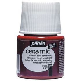 Pebeo Ceramic 29 Ruby 45 ml Seramik Boyası