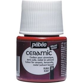 Pebeo Ceramic 29 Ruby 45 ml Seramik Boyası
