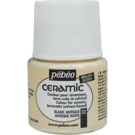 Pebeo Ceramic 32 Antique White 45 ml Seramik Boyası