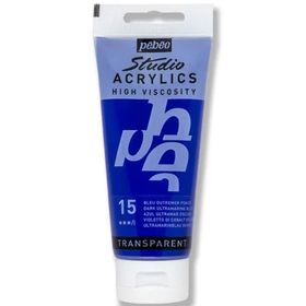 Pebeo Dark Ultramarine Blue 15 100 ml Studio Akrilik Boya