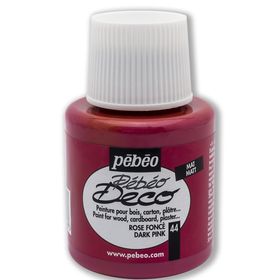 Pebeo Deco 110 ml Rose Fonce Mat Ahşap Boya