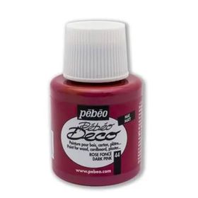 Pebeo Deco 44 Rose Fonce 110 mt Mat Tüm Yüzey Boyası