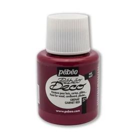 Pebeo Deco 57 Grenat 110 ml Mat Tüm Yüzey Boyası